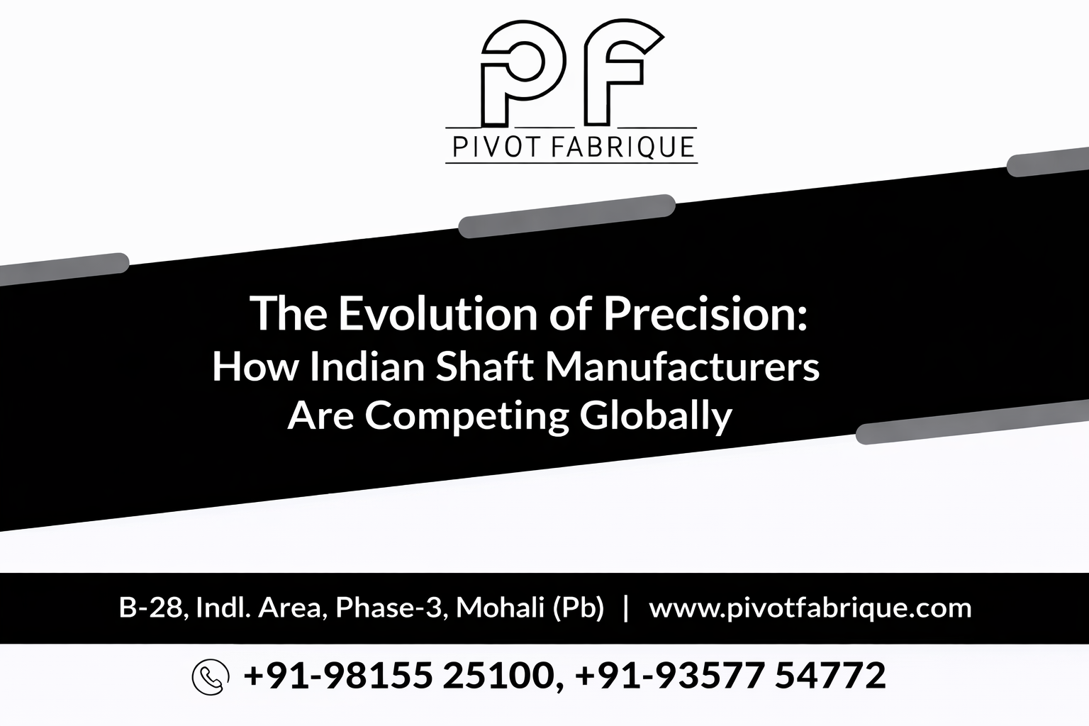 The Evolution of Precision: How Indian Shaft Manufacturers Are Competing Globally