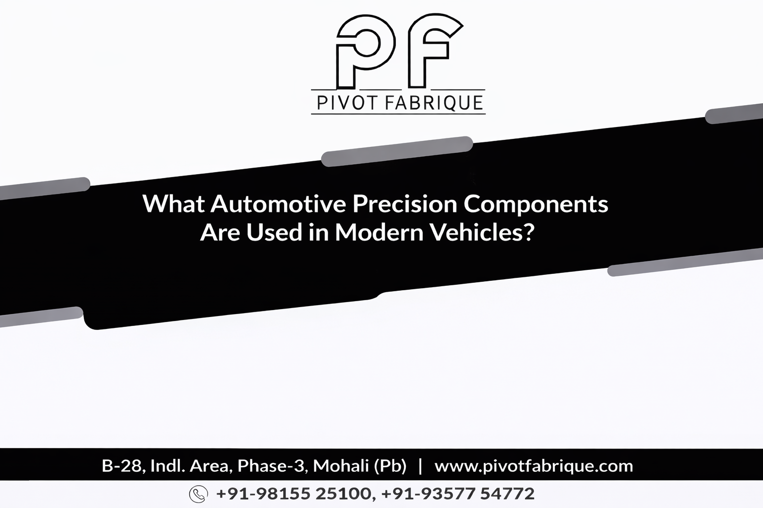 What Automotive Precision Components Are Used in Modern Vehicles?