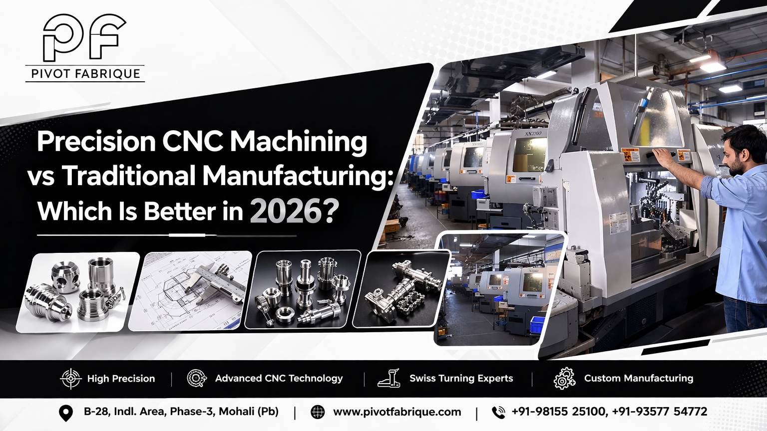 Precision CNC Machining vs Traditional Manufacturing: Which Is Better in 2026?