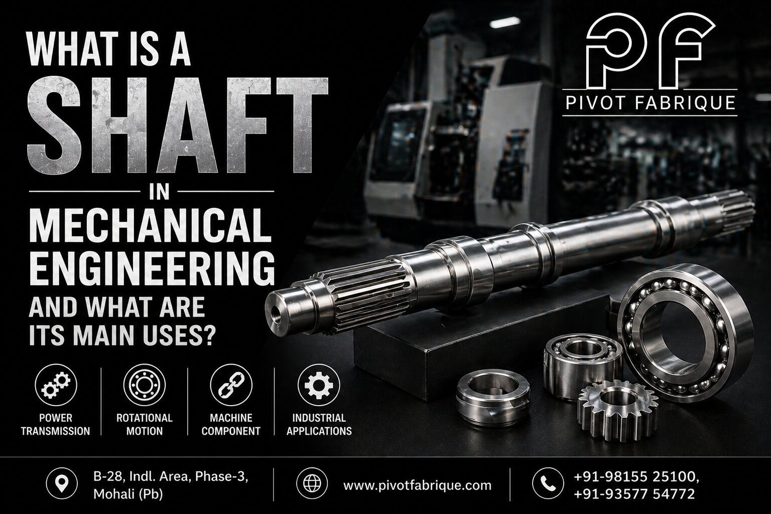 What is a Shaft in Mechanical Engineering and What Are Its Main Uses?