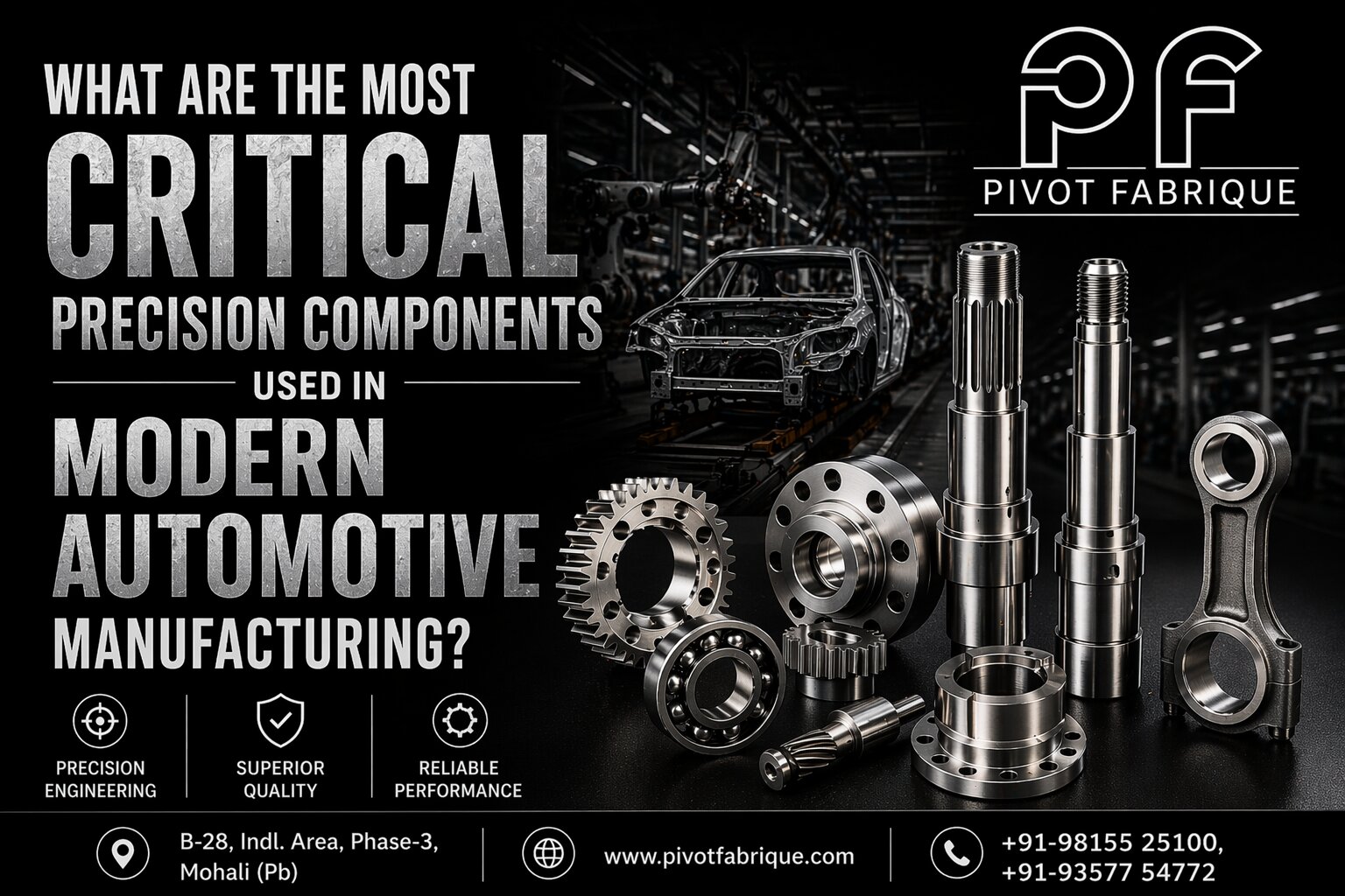 What Are the Most Critical Precision Components Used in Modern Automotive Manufacturing