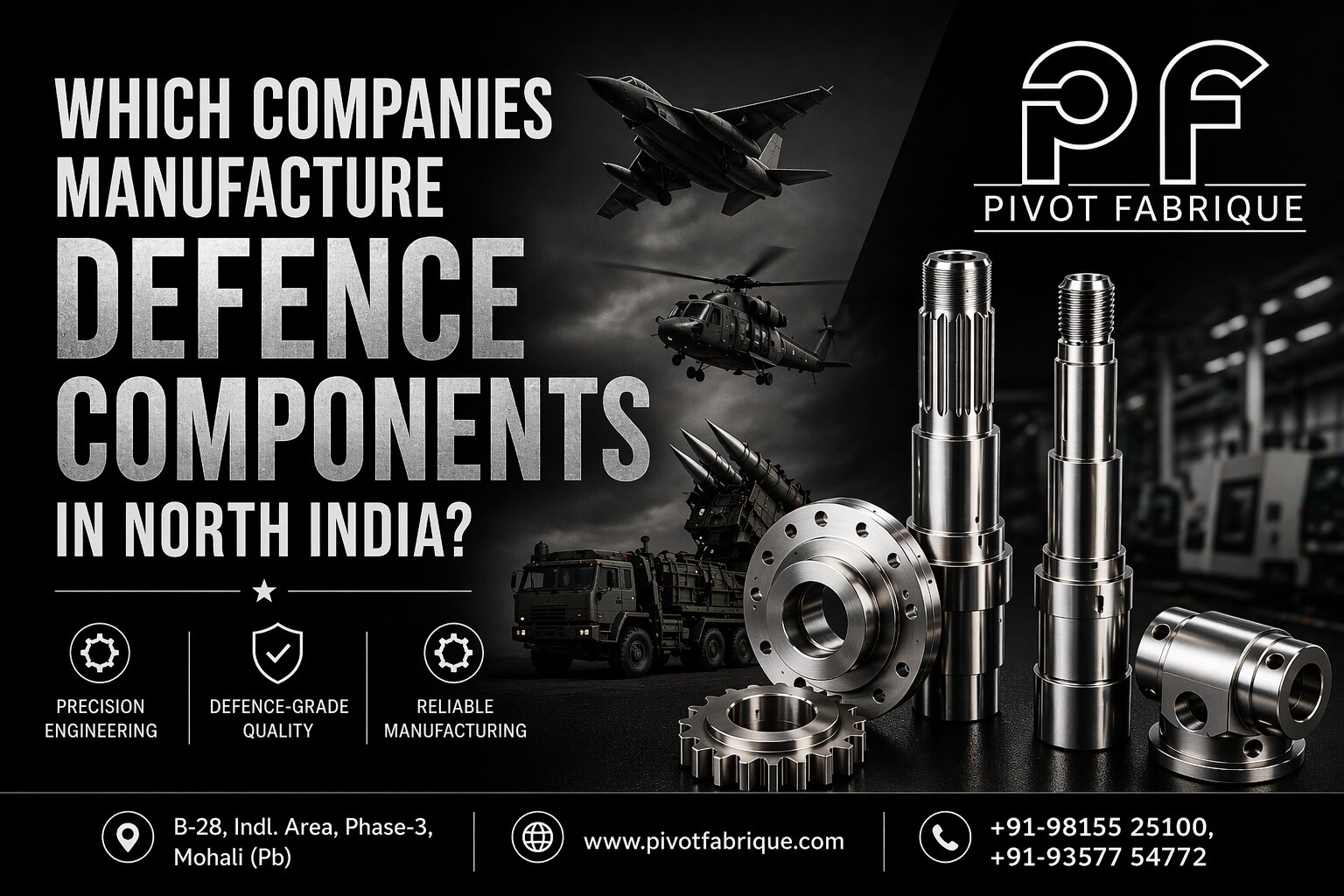 Which Companies Manufacture Defence Components in North India