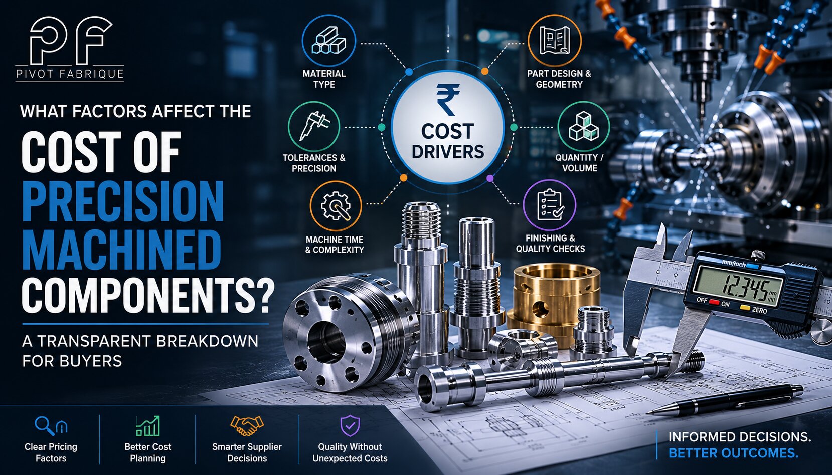 What Factors Affect the Cost of Precision Machined Components? A Transparent Breakdown for Buyers